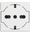 Bticino Axolute FLAT Schuko-Steckdose mit weißem Schutz 10/16A HD4140/16F