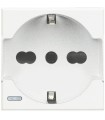 Bticino Axolute Schuko-Steckdose 10/16 Weiß HD4140A16