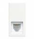 Bticino Axolute Telefonsteckdose Weiß HD4258C11N