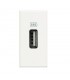USB-ladegerät, 1,1-BIS-Bticino Axolute weiß HD4285C1