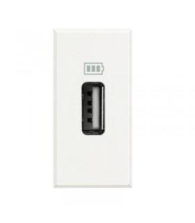 USB-ladegerät, 1,1-BIS-Bticino Axolute weiß HD4285C1
