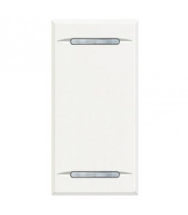 Tastenabdeckung 2 Funktionen 1 Modul Weiß Bticino Axolute HD4911
