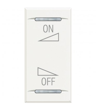 Bticino Axolute On-Off Abdeckung mit Siebdruck HD4911AI