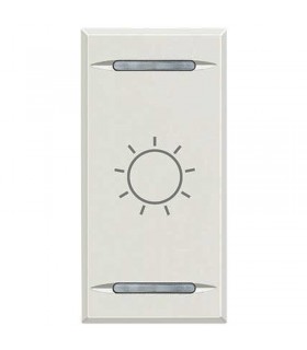 Bticino Axolute Tastenabdeckung mit Serigraphie-Symbol Licht HD4911BA