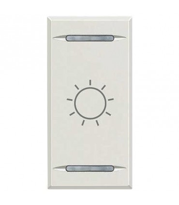 Bticino Axolute Tastenabdeckung mit Serigraphie-Symbol Licht HD4911BA