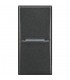 Bticino Axolute Taster 10A 1P Dunkel HS4005N