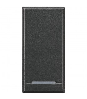 Bticino Axolut-Schalter dunkel klappbar 1P 16A HS4051