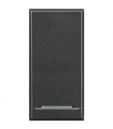 Bticino Axolut-Schalter dunkel klappbar 1P 16A HS4051