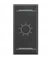 Tastenabdeckung Bticino Axolute 2 Funktionen Symbol Hellanthrazit HS4911BA