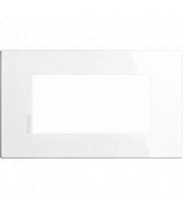 Platte 4 Plätze Bticino Axolute AIR Weiß HW4804HD