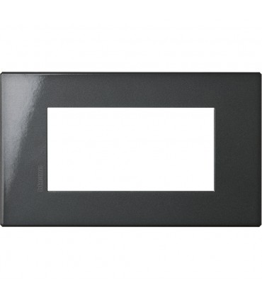 Platte 4 Plätze Bticino Axolute AIR Anthrazit HW4804HS