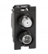 Bticino TV- und SAT-Steckdose Living Now  demix 1M K4214D