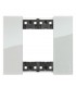 Bticino Platte Living Now 2 Module Farbe: SKY KA4802DA