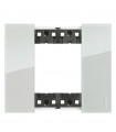 Bticino Platte Living Now 2 Module Farbe: SKY KA4802DA