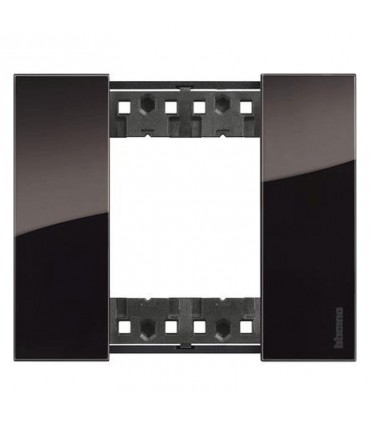 Bticino Platte Living Now 2 Module Farbe: Nacht KA4802DG