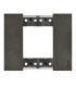 Bticino Platte Living Now 2 Module Farbe: Space KA4802NG