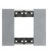 Bticino Living Now Platte 2 Module Farbe Moon KA4802NW