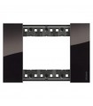 Bticino Platte Living Now 3 Module Farbe: Nacht KA4803DG