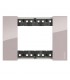 Bticino Platte Living Now 3 Module hellfarbig KA4803DM