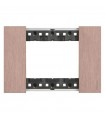 Bticino Living Now Platte, 3 Module, Farbe: Kupfer KA4803ZM