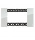 Bticino Platte Living Now 4 Module Farbe: Sky KA4804DA