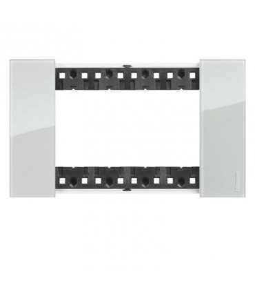 Bticino Platte Living Now 4 Module Farbe: Sky KA4804DA