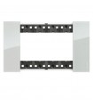 Bticino Platte Living Now 4 Module Farbe: Sky KA4804DA