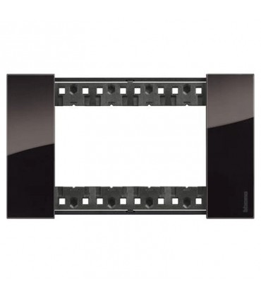 Bticino Platte Living Now 4 Module Farbe: Nacht KA4804DG