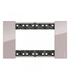 Bticino Platte Living Now 4 Module hellfarbig KA4804DM