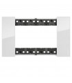 Bticino Platte Living Now 4 Module Farbe: Eis KA4804DW