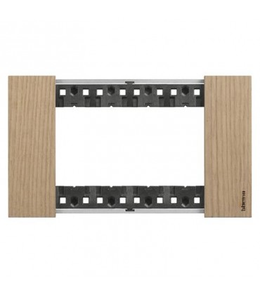 Bticino Living Now Platte, 4 Module, Farbe: Eiche KA4804LM