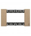Bticino Living Now Platte, 4 Module, Farbe: Eiche KA4804LM