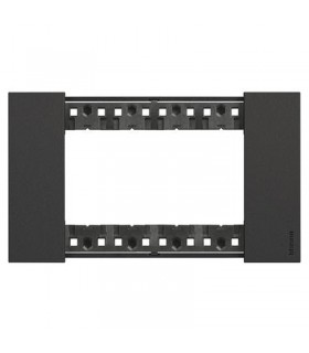Bticino Platte Living Now 4 Module Farbe: space KA4804NG
