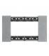 Bticino Platte Living Now 4 Module Farbe: Moon KA4804NW