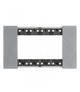 Bticino Platte Living Now 4 Module Farbe: Moon KA4804NW