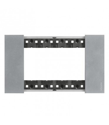 Bticino Platte Living Now 4 Module Farbe: Moon KA4804NW