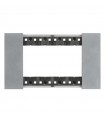 Bticino Platte Living Now 4 Module Farbe: Moon KA4804NW