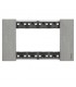 Bticino Platte Living Now 4 Module Farbe: Eis KA4804ZG