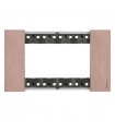 Bticino Platte Living Now 4 Module Farbe: Kupfer KA4804ZM