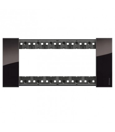 Bticino Living Now Platte für 6 Modulen Farbe: Nacht KA4806DG