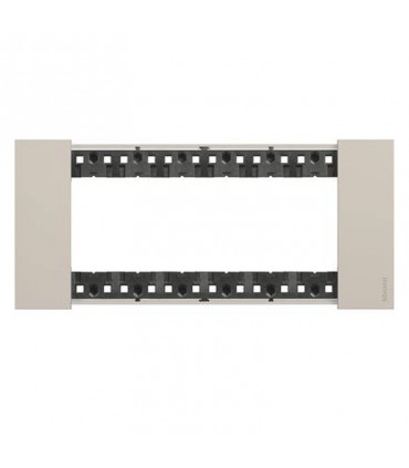 Bticino Platte Living Now 6 Module Fabre: Sand KA4806KM