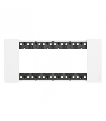 Bticino Platte Living Now 6 Module Farbe: weiß KA4806KW