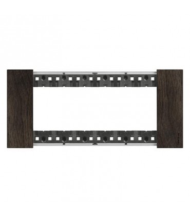 Bticino Living Now Platte für 6 Modulen Farbe: Eichenholz KA4806LG