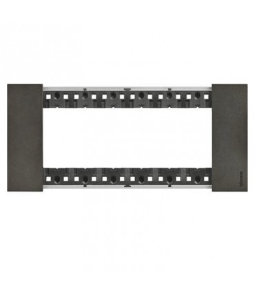 Bticino Platte Living Now 6 Module Farbe: Space KA4806NG