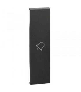 Bticino Cover Living Now mit Glockensymbol 1M schwarz KG01D