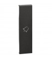 Bticino Cover Living Now mit Glockensymbol 1M schwarz KG01D