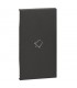 Bticino Living Now Bezug mit Glockensymbol 2M schwarz KG01M2D