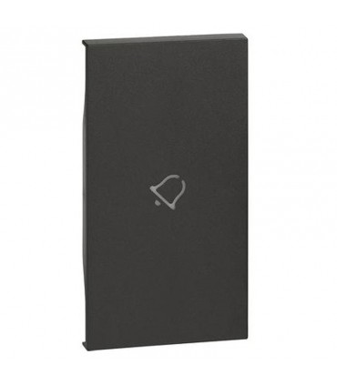 Bticino Living Now Bezug mit Glockensymbol 2M schwarz KG01M2D