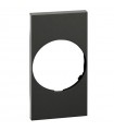 Bticino Cover Living Now für austauschbare Stablampe, 2 Module, schwarz KG04