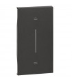 Abdeckung Bticino Living Now mit symbol AUF und AB 2M schwarz KG05MH2